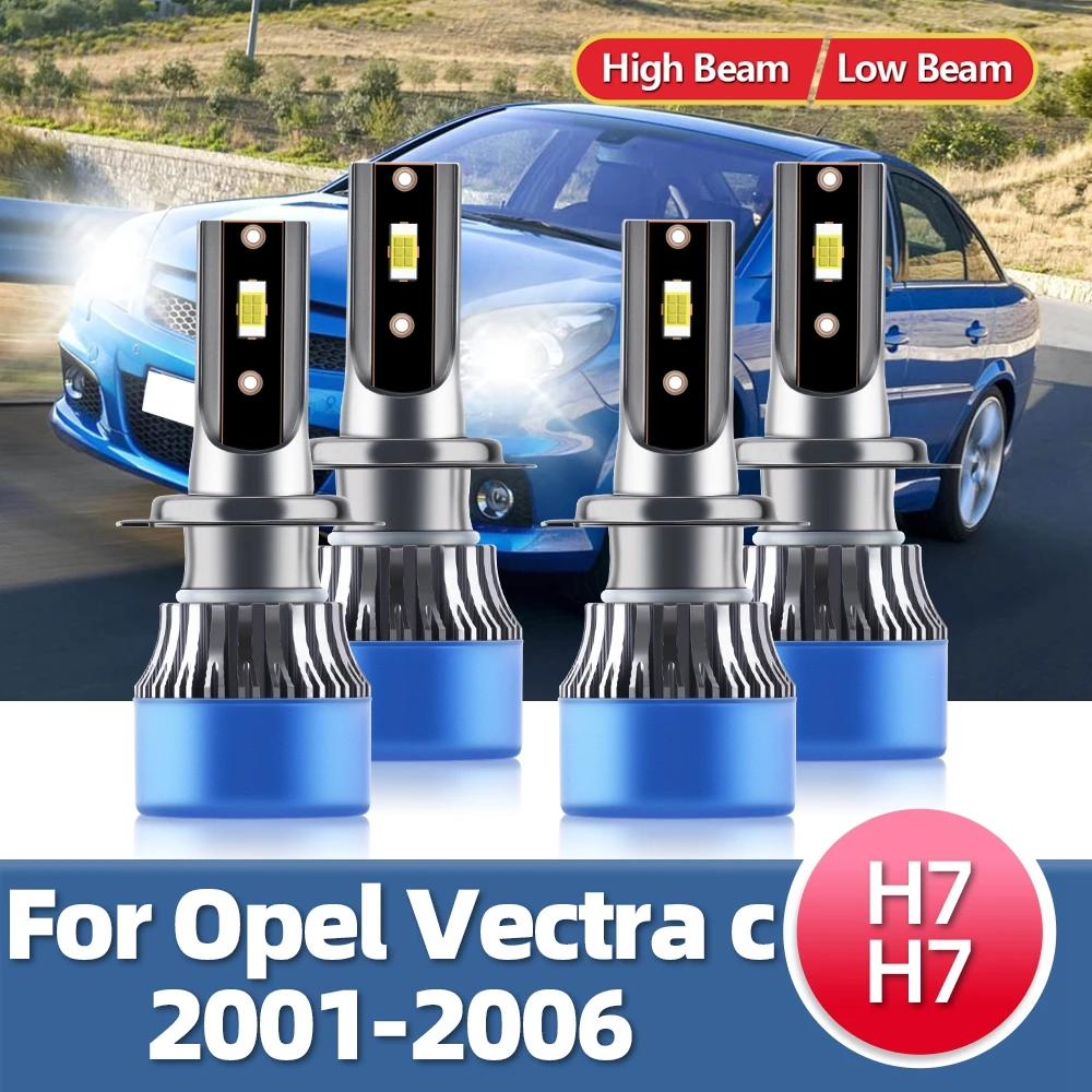 LSlight Led Car Headlight Bulb 15000LM 110W Per Pair Auto Lamp For Opel Vectra c 2001 2002 2003 2004 2005 2006 Headlamp CSP 12V