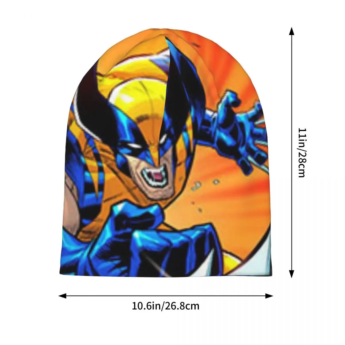 Wolverine X-23 Superhero Warm Knitted Cap Fashion Bonnet Hat Autumn Winter Outdoor Beanies Hats for Men Women Adult