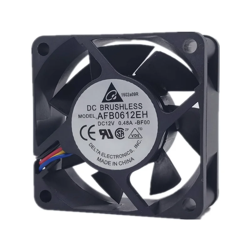 New delta AFB0612EH 12V 0.48A 6025 6cm PWM temperature control speed regulating power fan