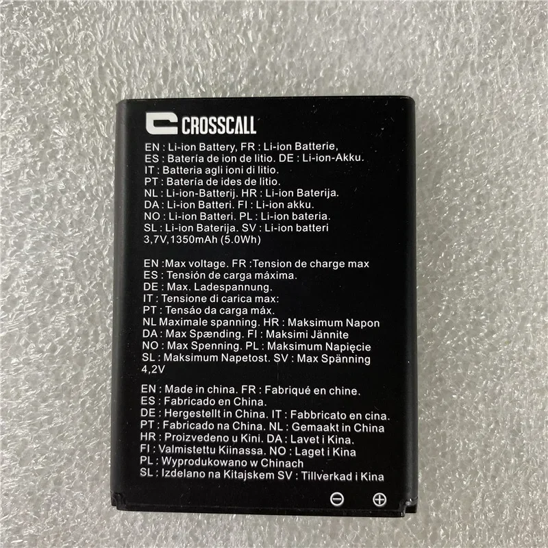 In Stock for Crosscall battery 1350mAh Replacement + Tracking Number High quality for Crosscall battery