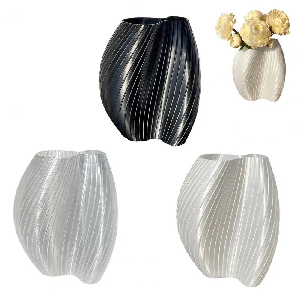 Artificial Plant Holders for Bedroom 3d Printed Irregular Vase Modern Decorative Flower Holder Minimalist Floral for Home