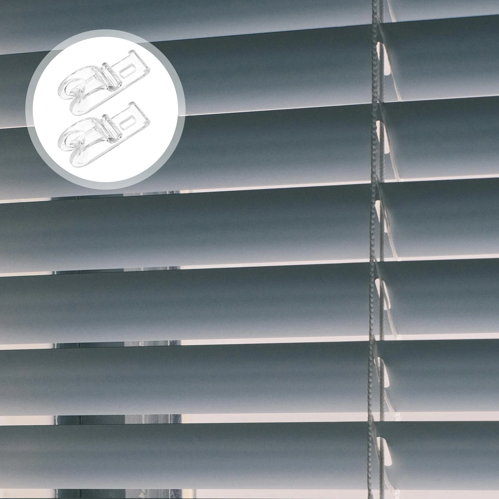 

1Set Curtain Fixing Hooks for Roller Blinds and Shades Single Hole Bead Chain Retainer Secure Wall Mount Home Blind Accessory