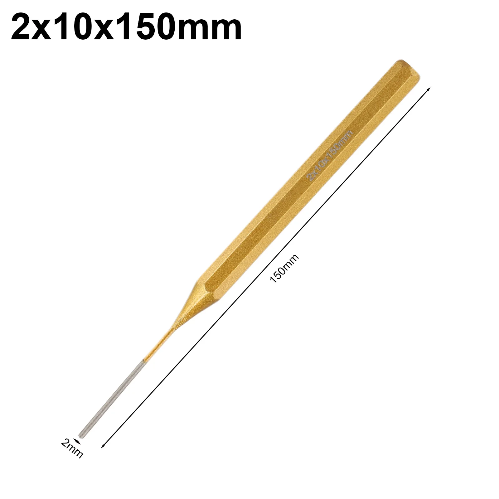 1Pc Heavy Duty Brass Pin Punch Remover 2-10mm With Chisel And Cone Tips For Watch Repair Drilling Marking 150mm view 2