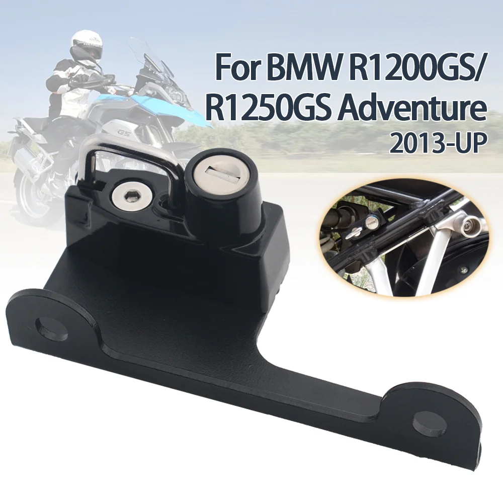 For R1200GS R1250GS Helmet Lock Mount Hook 6 color Side Anti-theft Security For BMW R1200 GS LC ADV 13-19 R1250GS Adventure 2019