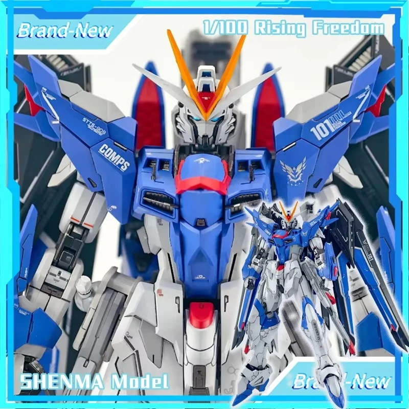【IN STOCK】SHENMA Model Blue Knight 1/100 Custom Rising Freedom GK Modified Full Transformable Anime Robot Assembly Plastic Model