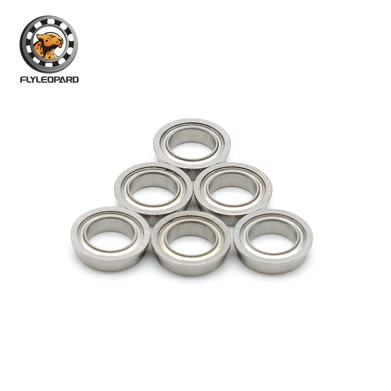 10P ABEC-7 MF128ZZ 8x12x3.5  MF74ZZ 4X7X2.5  F608ZZ 8X22X7 Chrome Steel Deep Groove Ball Bearing Flanged Ball Bearing