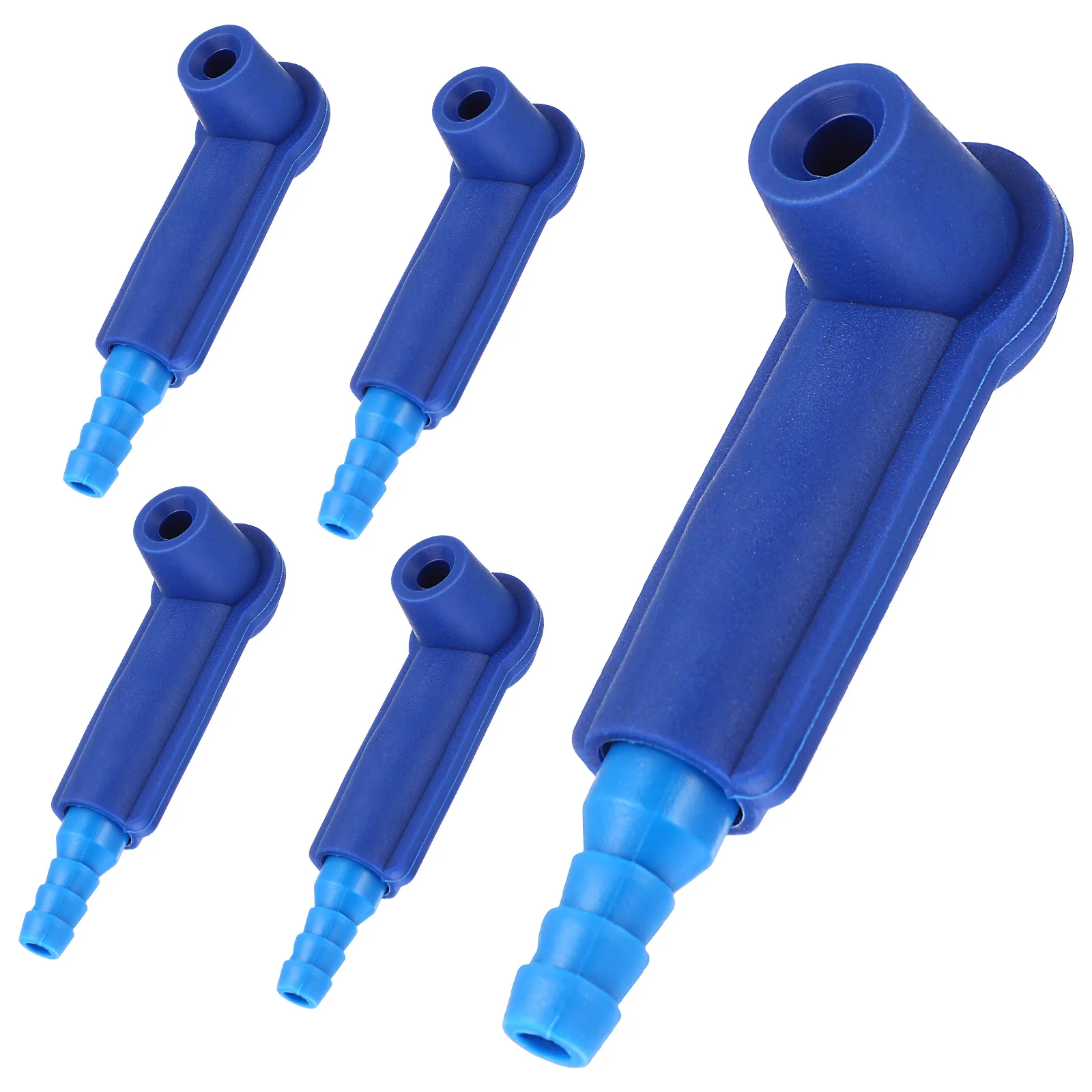 

5 Pcs Suction Pipe Joint Brake Fluid Bleeder Connector Oil Changer Automotive Car Exchange Adapters Abs Cars