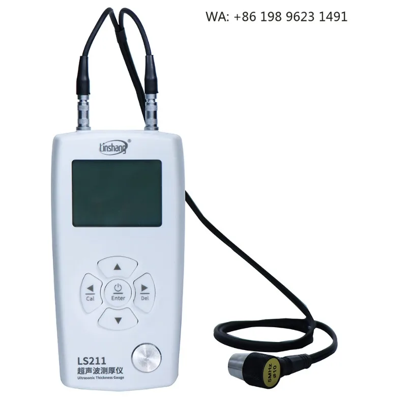 Through Surface Spraying Coating Ultrasonic Wall Thickness Detector For Mechanical Equipment Steel Pipeline Inspection