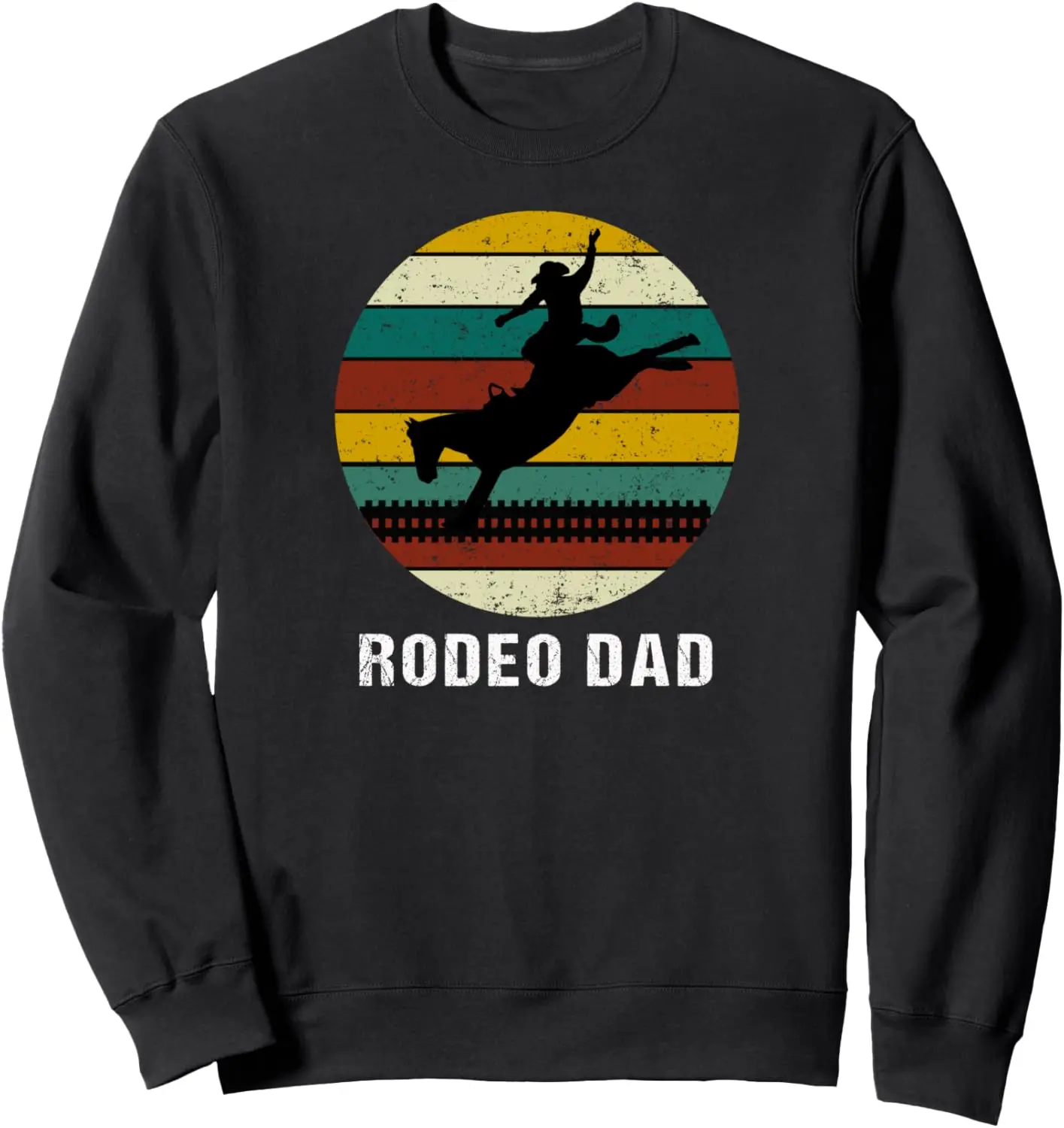 Rodeo Bronco Horse Bucking Sweatshirt