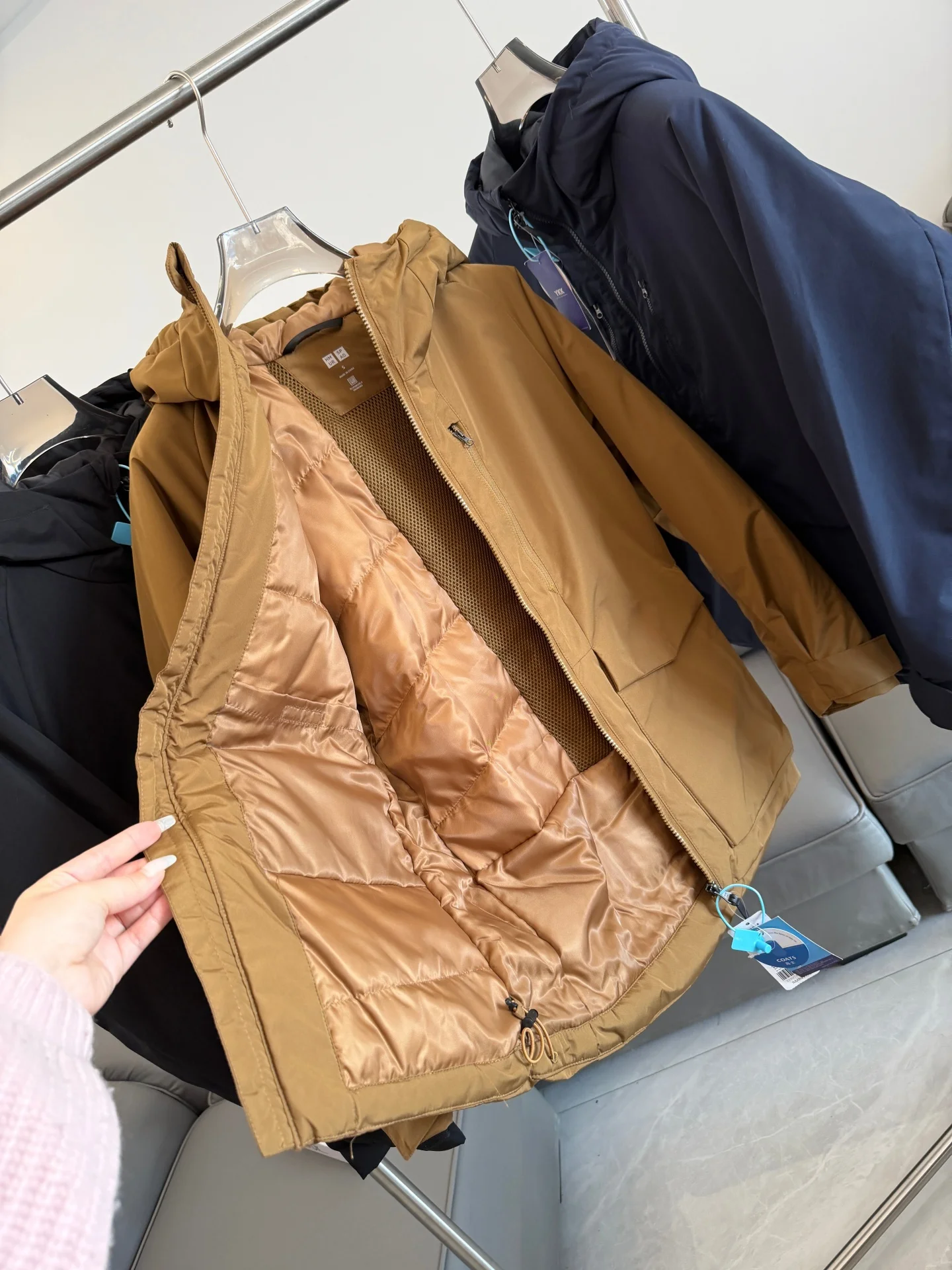 

High Performance Thiened Hooded down Jaet for Men And Women Autumn Winter Windproof Warm Outdoor Casual Sle Du down F...