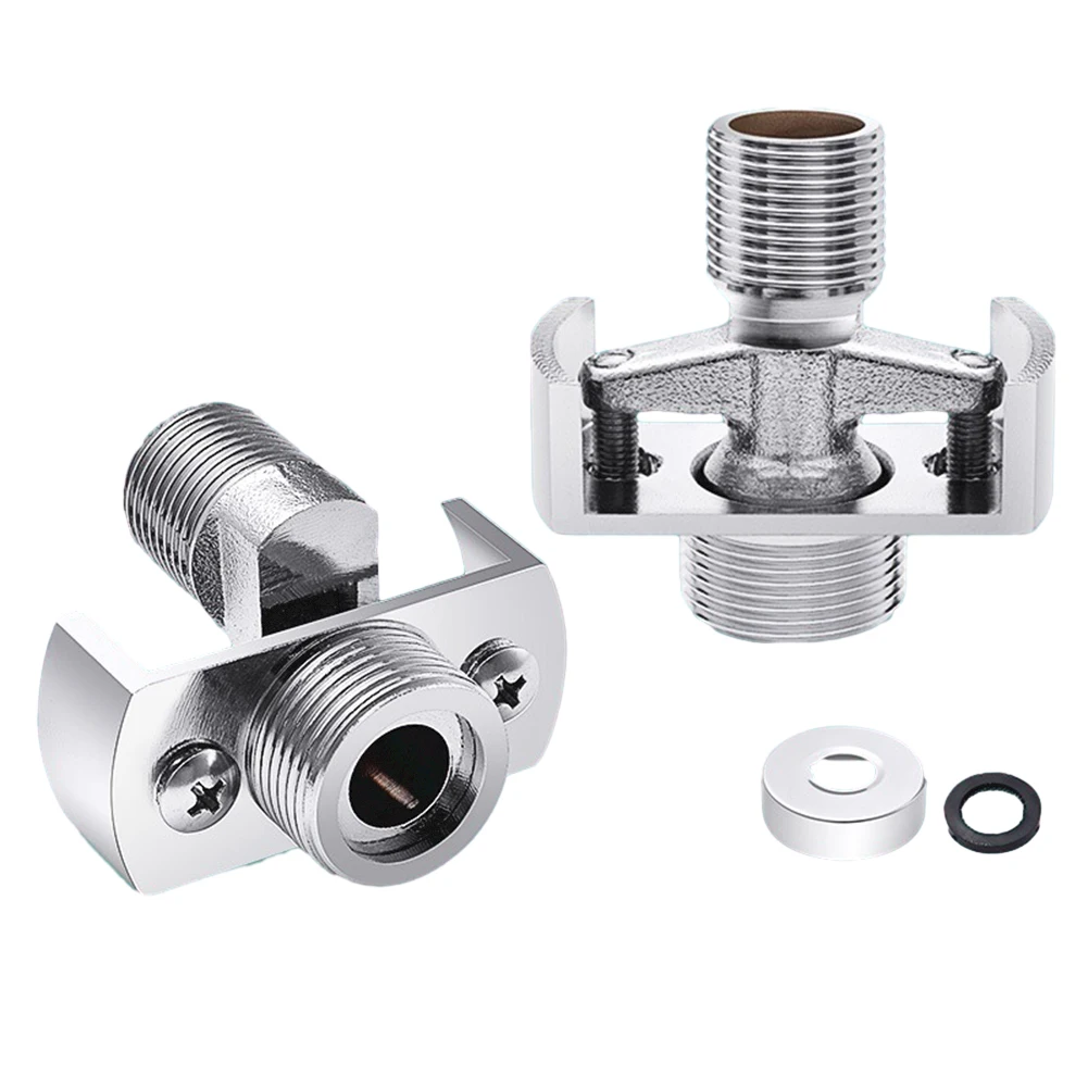 40Degree Adjustable Faucet Angled Curved Foot Eccentric Screw Corner Tap Adapter Universal- Angled Joint For Shower Valve