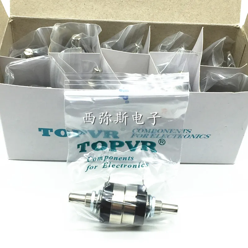 1PCS  New single turn potentiometer RV24YN20SB502 B103 matching TOPVR dial+knob