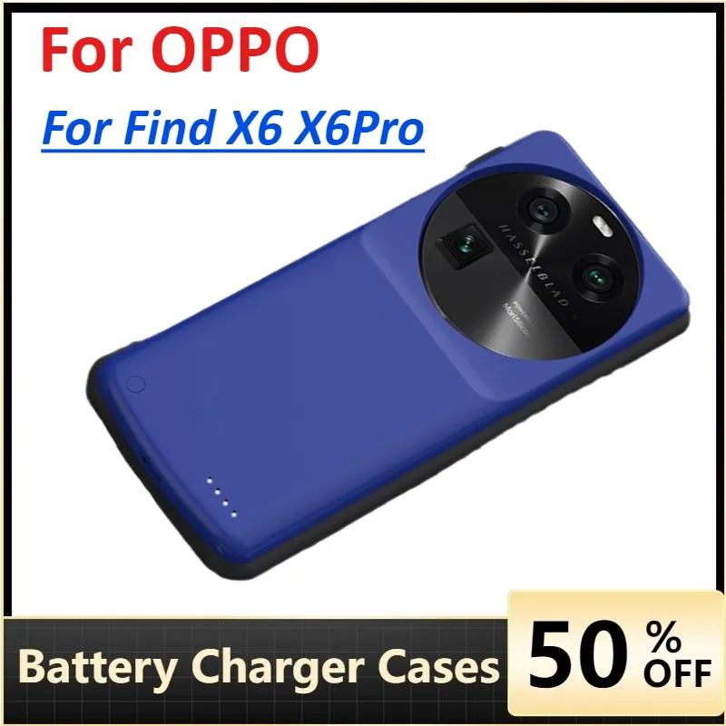 غطاء شاحن محمول لهاتف اوبو فايند X6 X6Pro 10000 مللي أمبير في الساعة شاحن بطارية ملحقات الهاتف المحمول