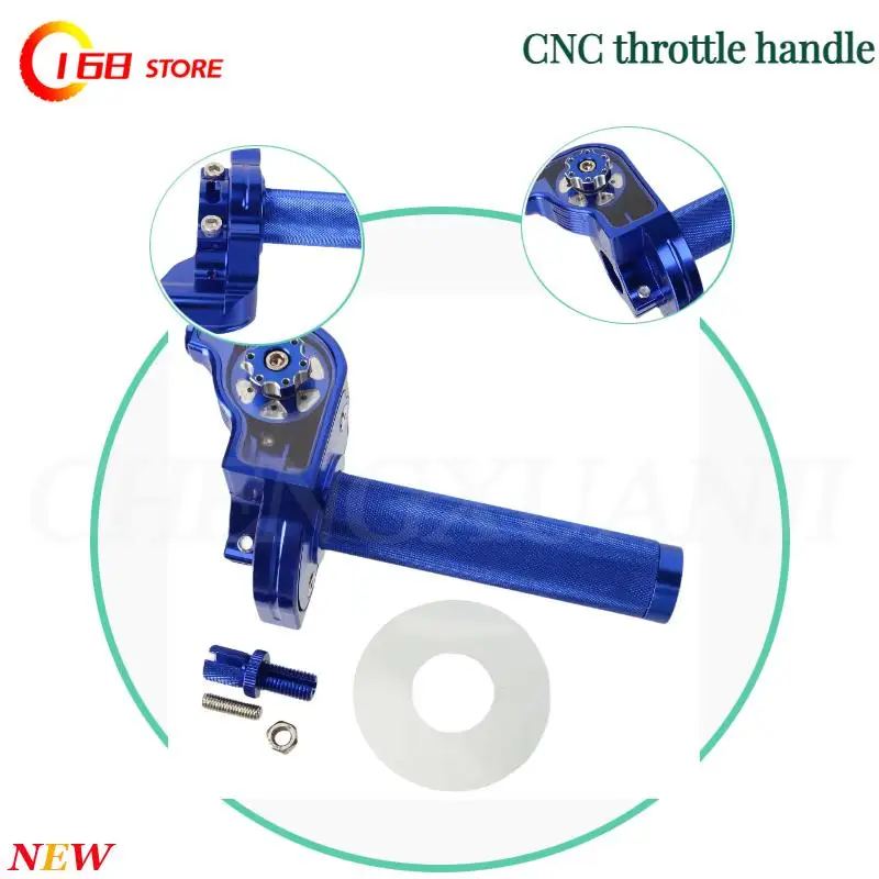 

7/8 ''22 мм алюминиевый мотоциклетный акселератор с ЧПУ, руль дроссельной заслонки, поворотная ручка Twister для пит-байка, мотокросса, квадроцикла, бездорожья