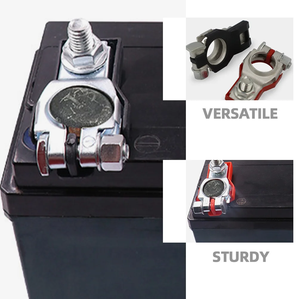 

Terminal Clamps Iron Material For Car Truck Connection Durable Connector Clips Vehicle Connectors