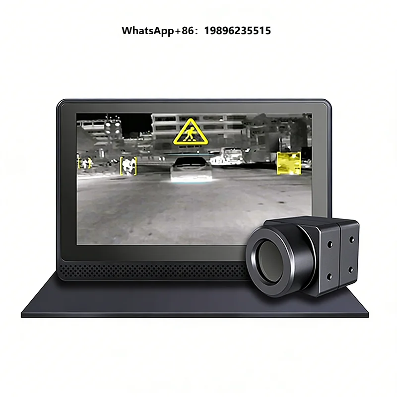 Thermal  Driving Assistant System 7-Inch  AI Collision Warning Blind Spot Detection Night Vision IP67 Safety