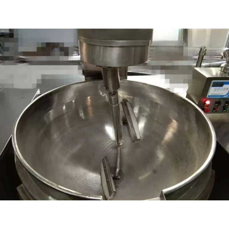 Industrial Electric Tilting Automatic Planetary Cooker Self Stirring Gas Cooking Pot with Mixer Customized
