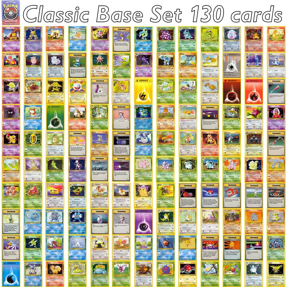 PKM مجموعة كاملة من البطاقات مجموعة قاعدة كلاسيكية 2 فريق الغابة الأحفوري صاروخ Charizard ألعاب لوحة الطاقة بطاقات PROXY مجموعة كاملة من الألعاب الهدايا #5