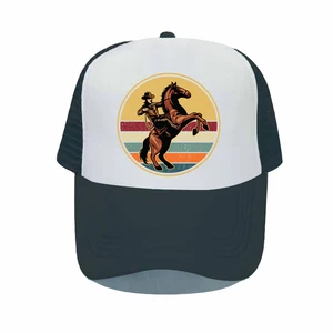 Retro Cowboy Vintage Rodeo Rodeo Snapback Caps Horse Race Sport Baseball Cap Equestrian Vision Trucker Hats Yy526 10 Hauptverkauf Chapeu Herren Rodeo - №6