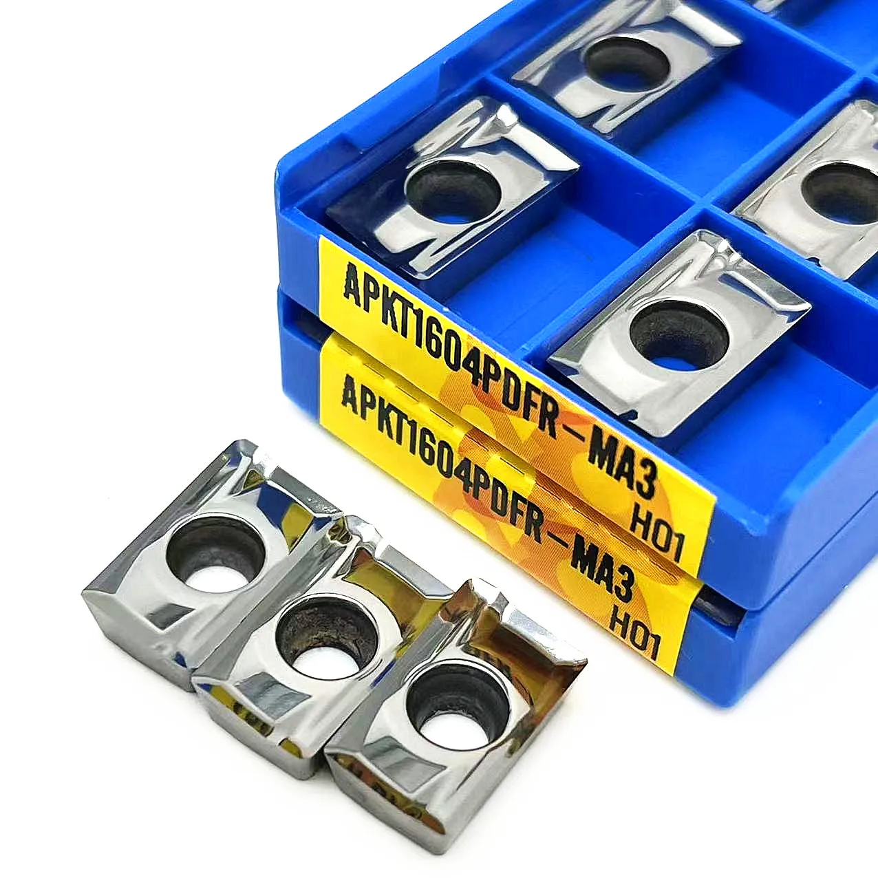 Alumínio torneamento ferramenta para torno CNC, fresagem inserir, APKT1604 PDFR, MA3 H01, alumínio insere, APKT 1604 MA H01