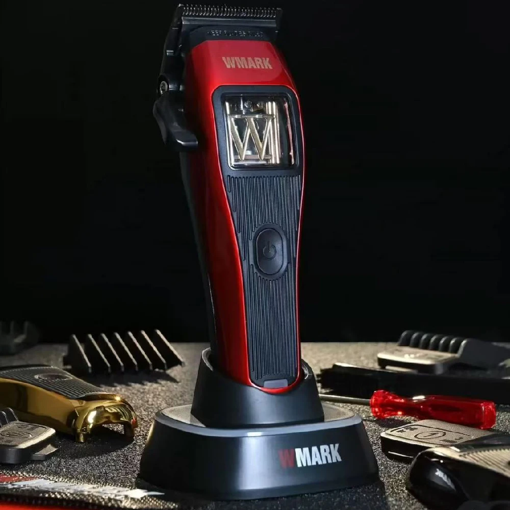 WMARK NG X1 Professional Hair Clippers for men,Microchipped Magnetic Motor 10000RPM 9V Motor with Charge Stand