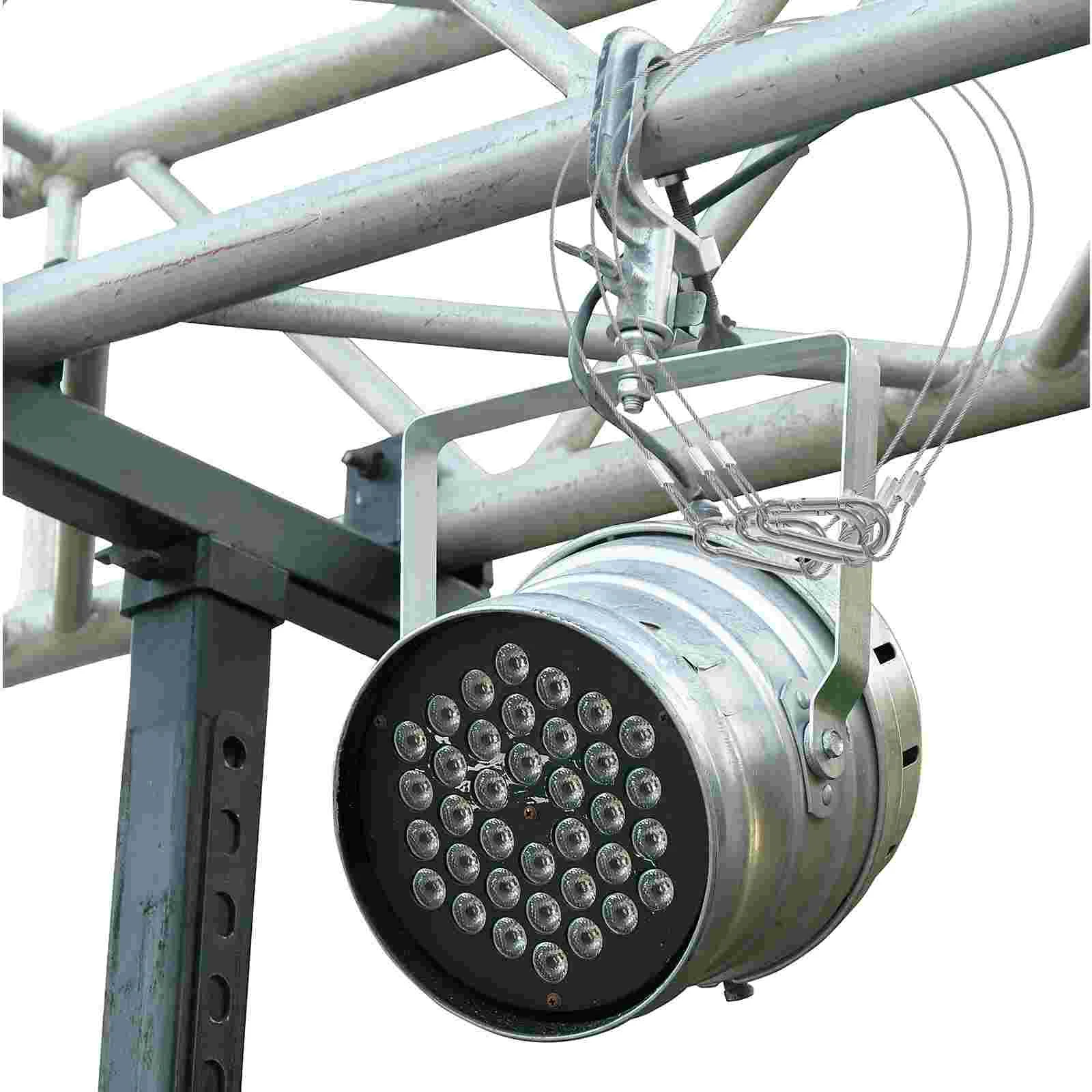 4 pces bloqueio de cabo de segurança de aço inoxidável 2.0mm de espessura 480mm corda de segurança resistente para luz de palco pendurado bagagem