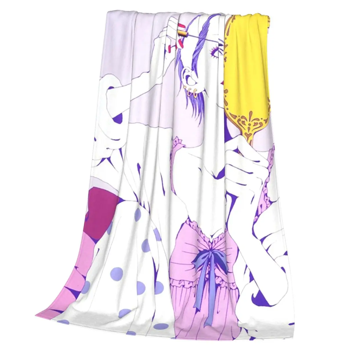 Nana Osaki Komatsu Shinichi Anime  Blanket Soft Warm Flannel Throw Blanket Bedspread for  Living room Picnic Travel Home Couch