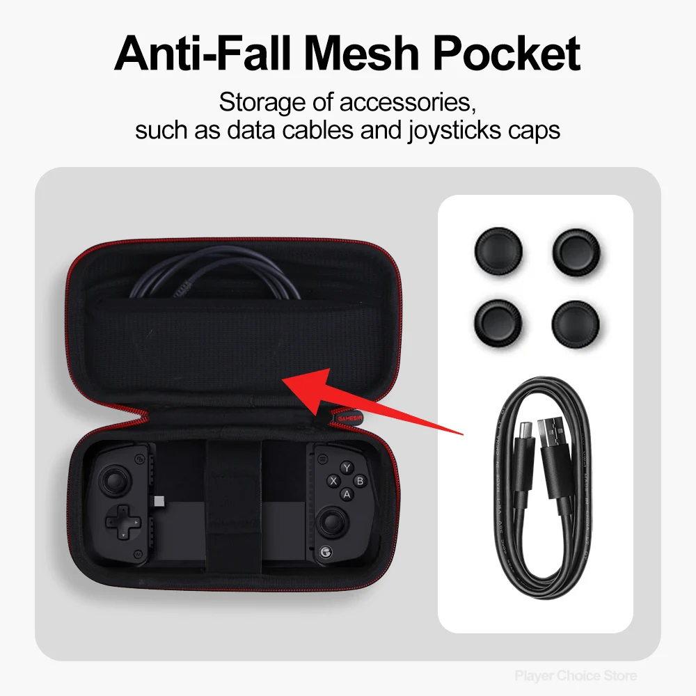 GameSir X5 Lite X5s X2s Type C Carrying Case X2s Bluetooth X2 Pro Mobile Gaming Gamepads Storage Handle Bag Protective Box