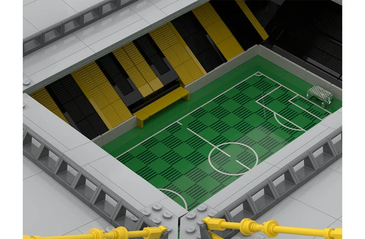 New MOC Building Block Model Westphalia Stadium 1:500 Technology Modular Children's Toy Gift DIY Assembly Set