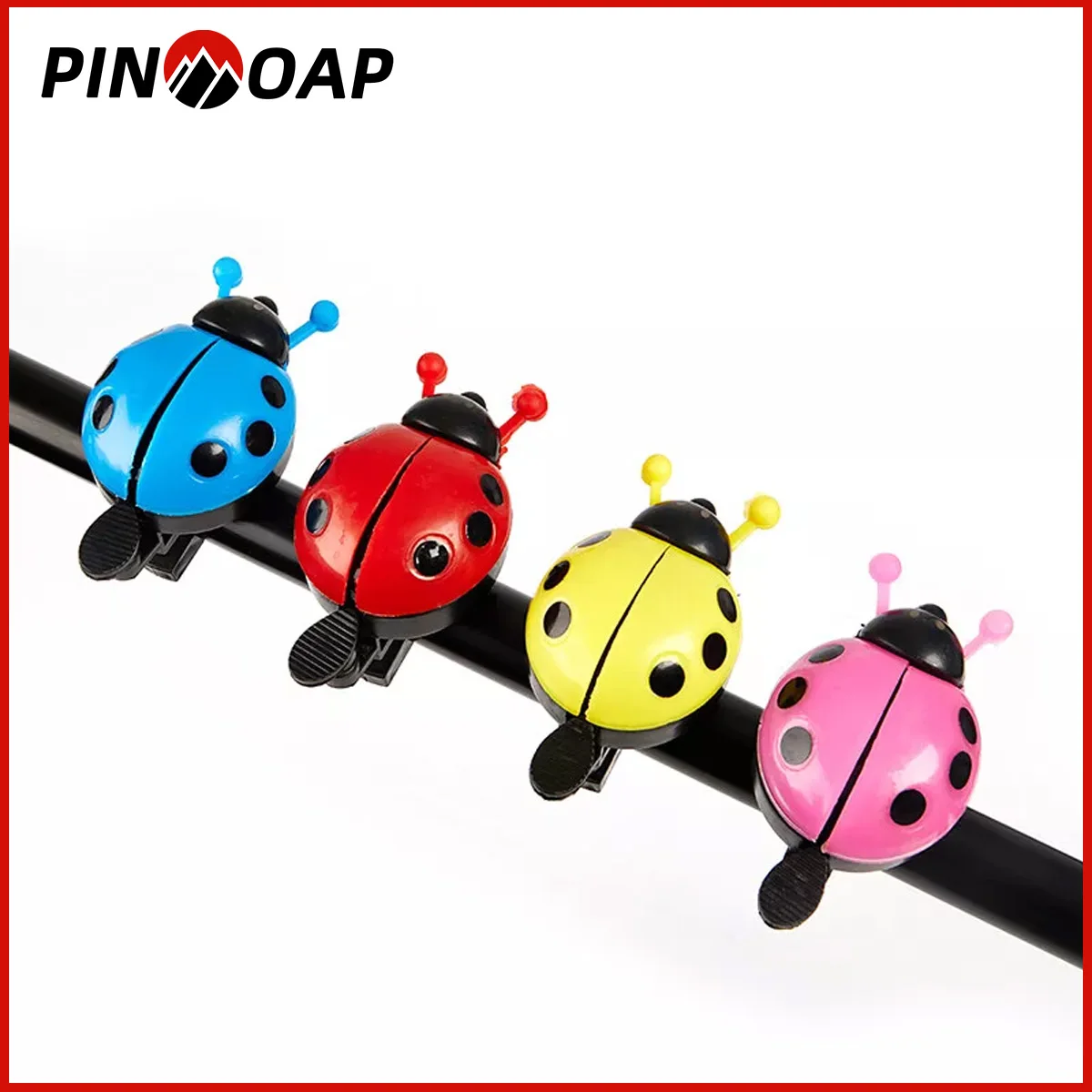 

Велосипедный звонок, милый дизайн божьей коровки, велосипедная сигнализация, милый детский велосипедный звонок, прозрачные и яркие аксессуары для звонков