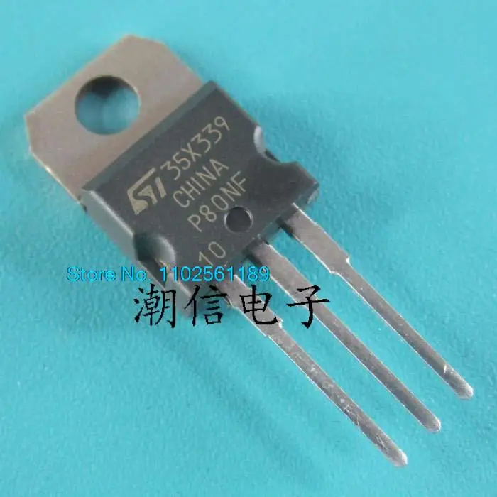 10 PCS/LOT P80NF10 STP80NF10 80A 100V