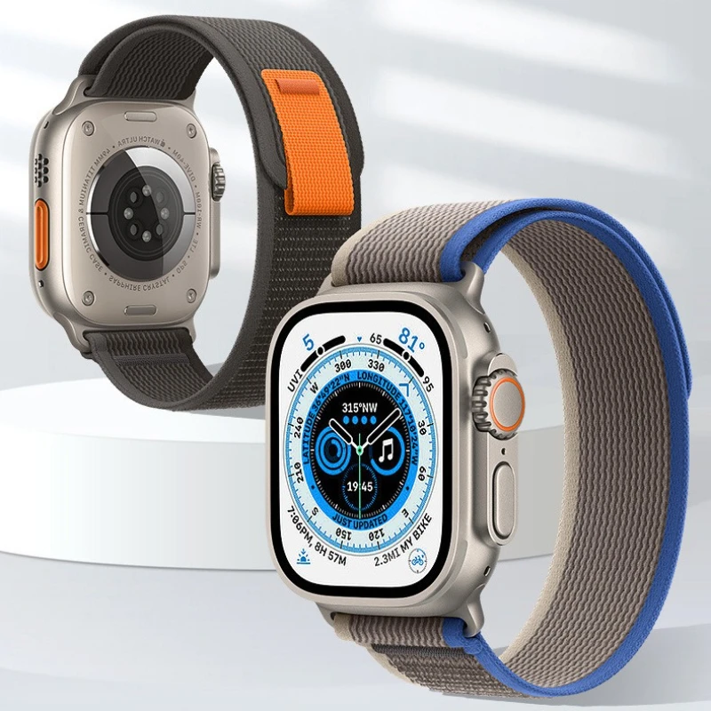 

For The New Color Scheme of The Popular S45678 Wild Diameter Loop Iwatch Watch Strap, A New Soft and Breathable Sports Strap