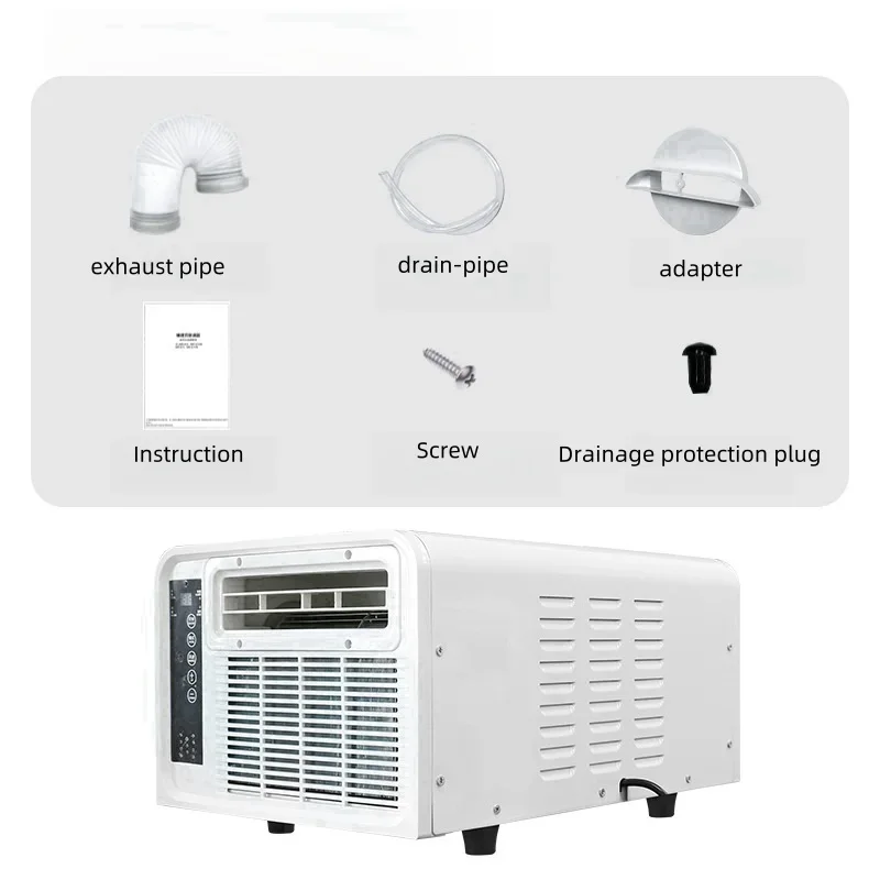 110 فولت/220 فولت Aire Acondicionado Portátil المتكاملة الباردة والدافئة ثنائي الوضع ناموسية مكيف الهواء غرفة صغيرة مبرد الهواء