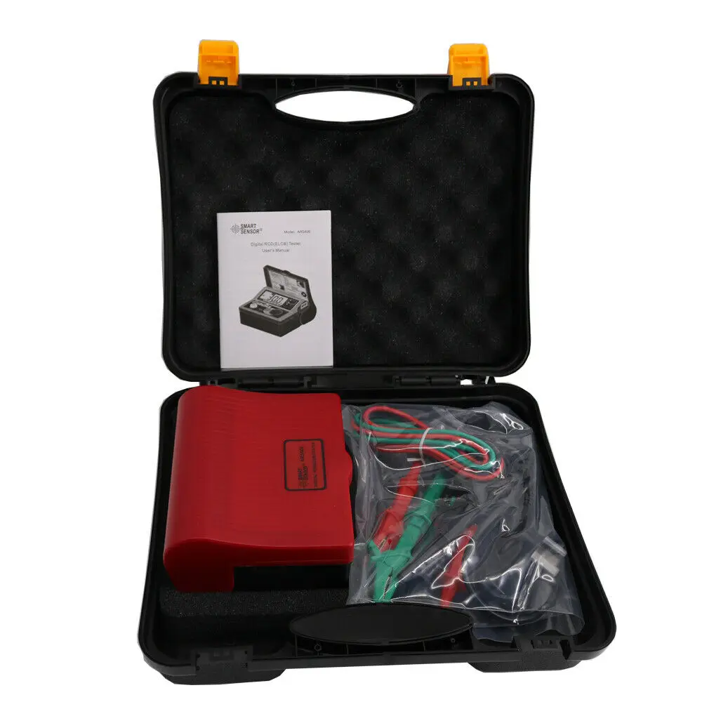 Умный датчик AR5406 Цифровой тестер УЗО/ELCB Тестер утечки Тестер тока утечки