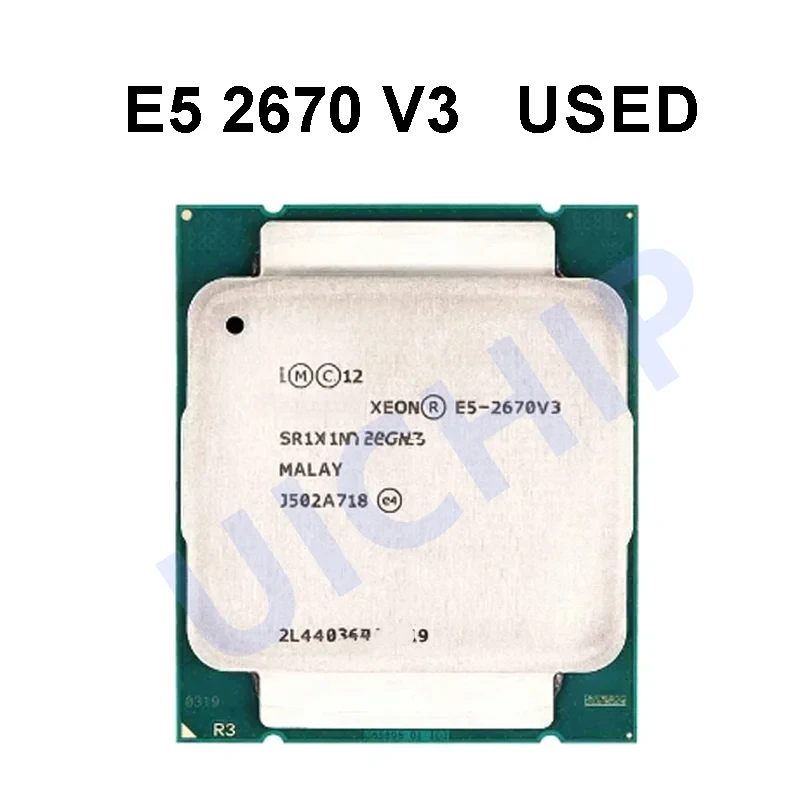 

xeon 2670v3 E5 2670 V3 E5-2670V3 SR1XS 2.30GHZ 30M 12-CORES LGA 2011-3 processor CPU