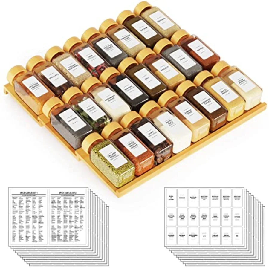 Pull-Out Spice Box Drawer Storage Rack