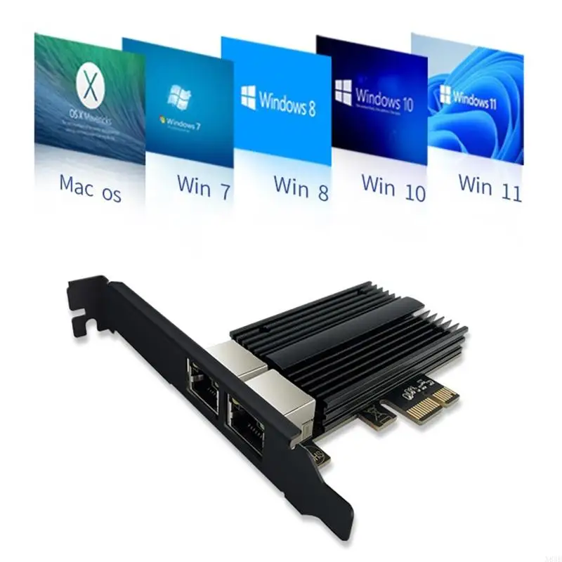 N84B PCI for Express Adapter 2.5GBase-T Dual-Ports PCIe Card NIC LAN Con