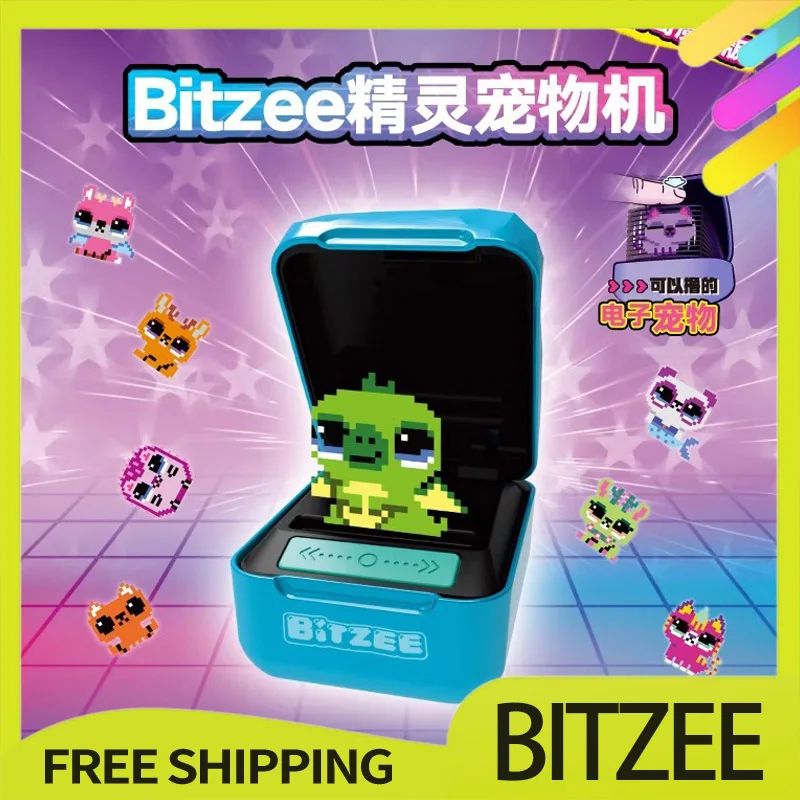 Original Bitzee Digital Pet Interactive Toys Spinmaster Electronic Digital Pets Virtual Games Smart Tamagotchi Kids Toy Robot