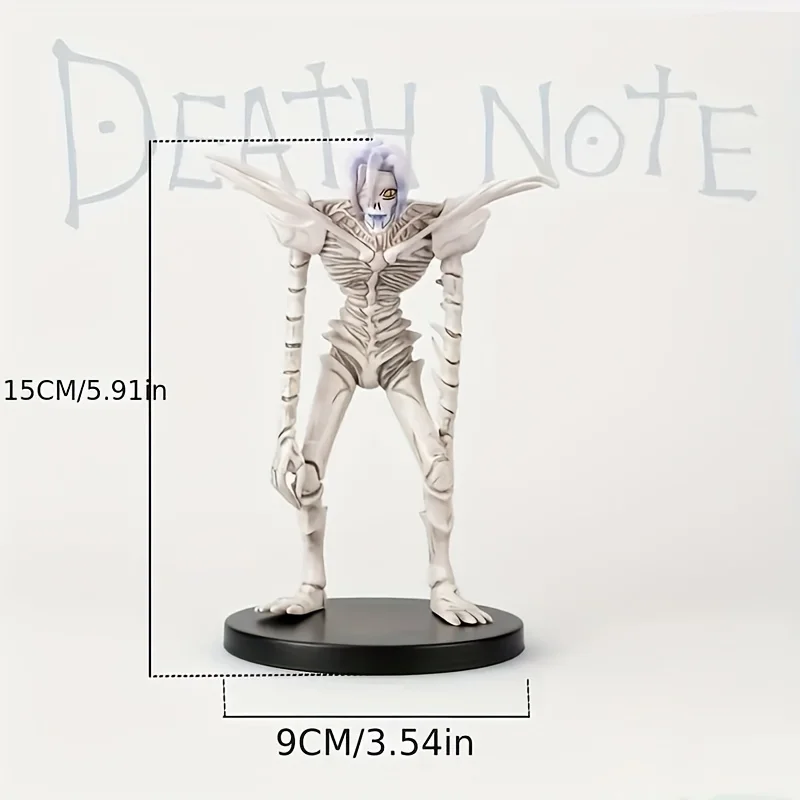 24cm anime estatuetas modelos death note ryuk yagami luz misamisa adorável ou assustador anime bonecas decoração da sala de estar