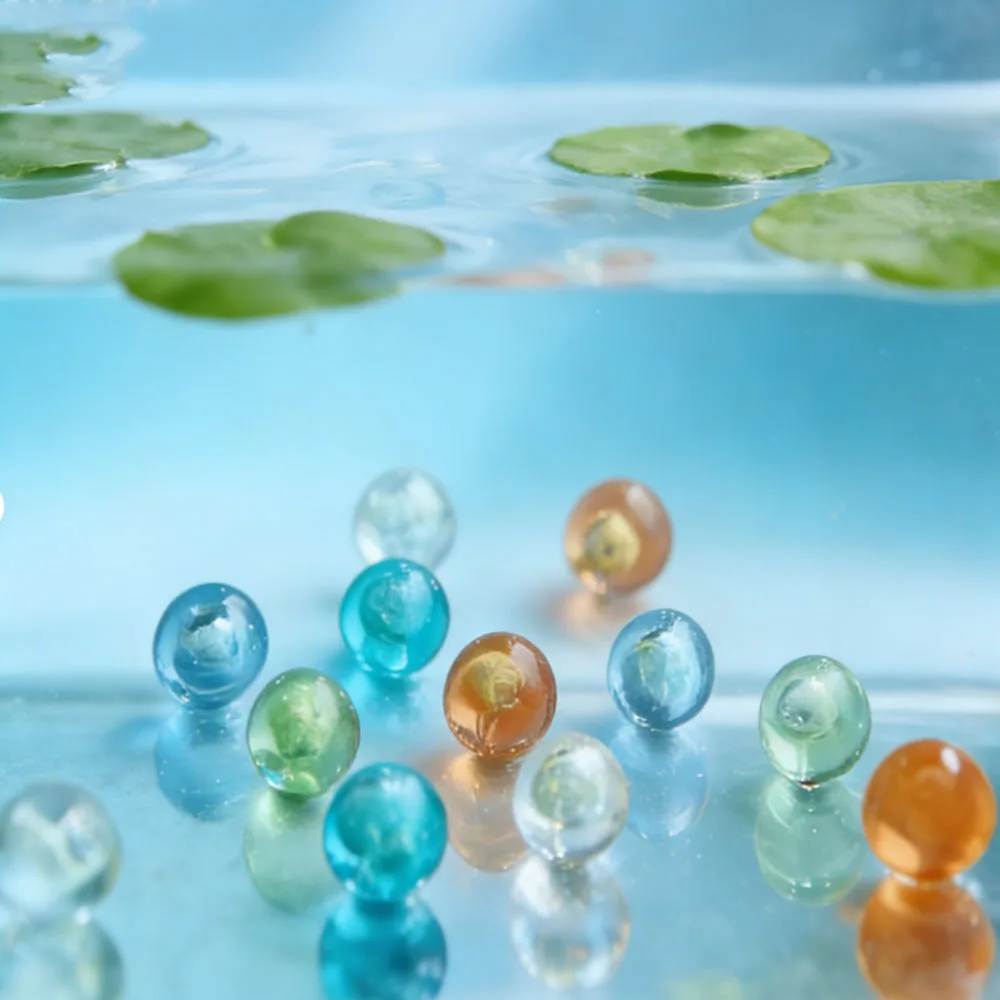 10-30Pc16mm Luminous Glass Balls Colorful Toys Fluorescent Glass Ball Decor Vase Filler Aquarium Decorative