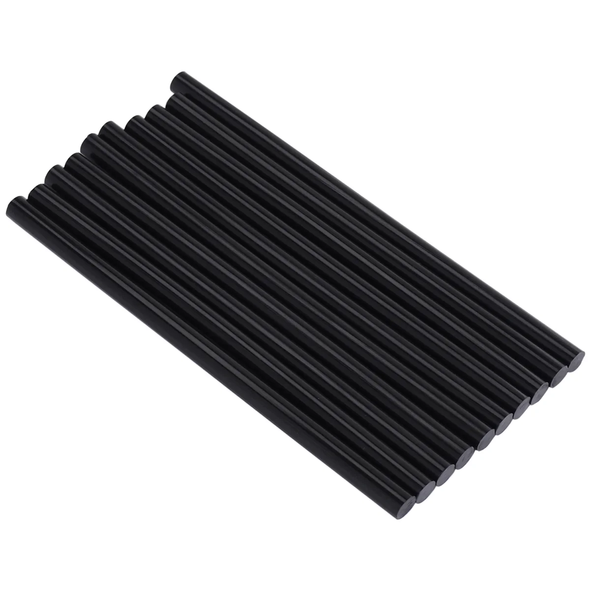 ABMO ホットメルト接着剤スティック 150x7mm ブラック 10 個