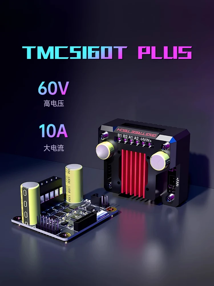 

Модуль привода двигателя BIGTREETECH TMC5160T Plus, драйвер 42, аксессуары для 3D-принтера двигателя