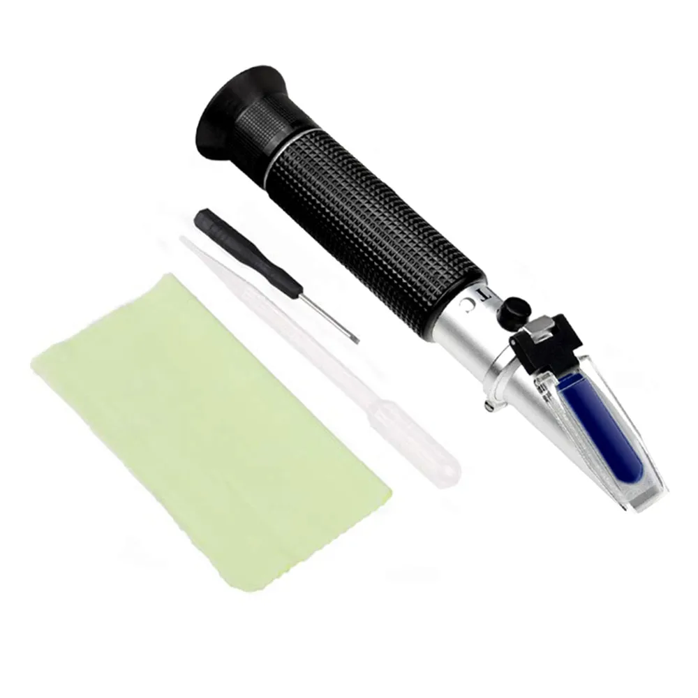 Juice Refractometer 0 - 140°OE Hand held Wine Sugar Concent Meter 0-32%Brix Tester Fruit Sugar Content Detection 40% off