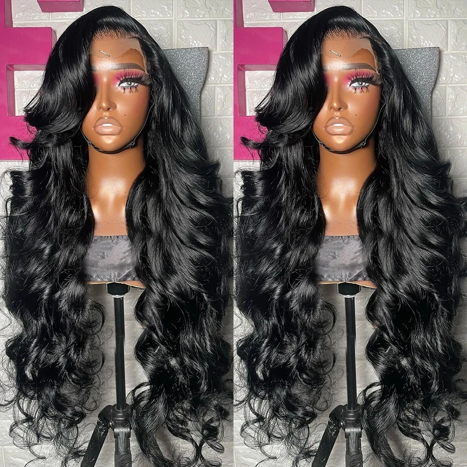 

13x4 13x6 Body Wave Lace Front Human Hair Wigs Brazilian Glueless 30 36Inch Water Wave HD Frontal Wig For Women 4X4 Closure Wig