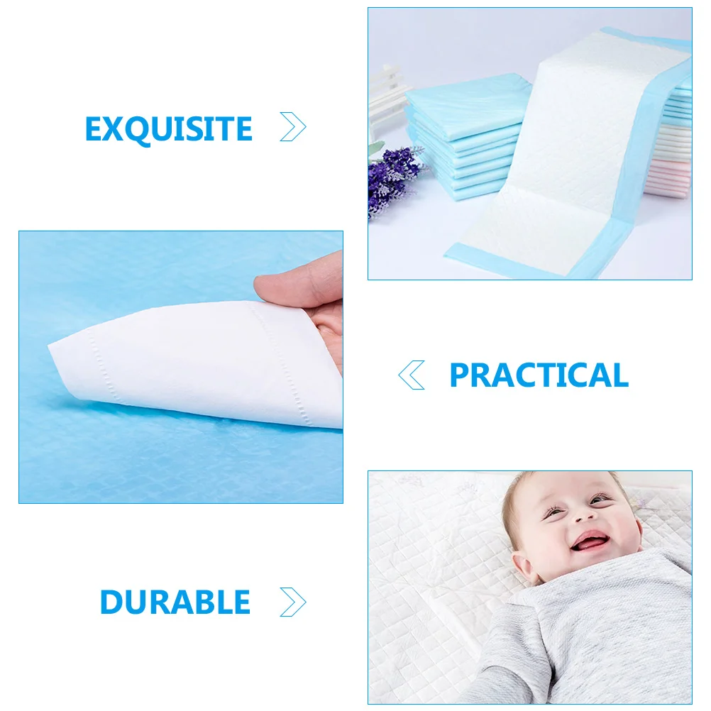 20 Pcs Baby Changing Pad Newborn Skin Friendly Shower Gifts Sky-blue Newborns Child