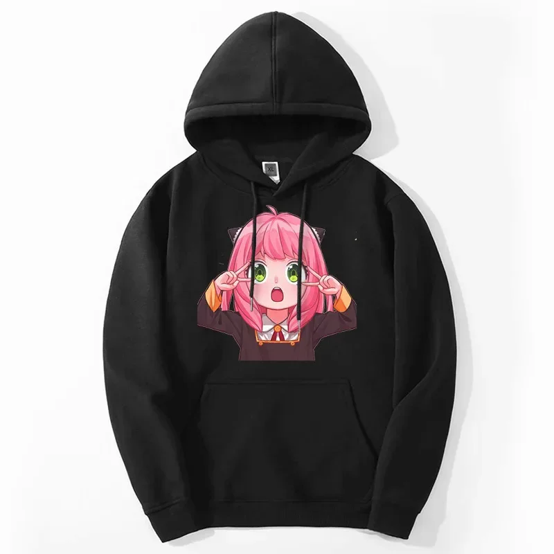 Spy X Family Anime Printed Fashion Urban Street Clothing Simple Creative Hoodie Loose Youth Popular Leisure Sports Women