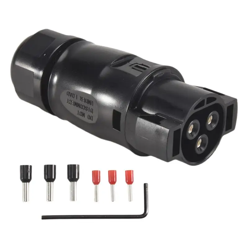 A98Z Solar PV Connector Plug Waterproof IP68 4000V 40A For Solar PV System Panel Parallel Protection Set LY01-Female