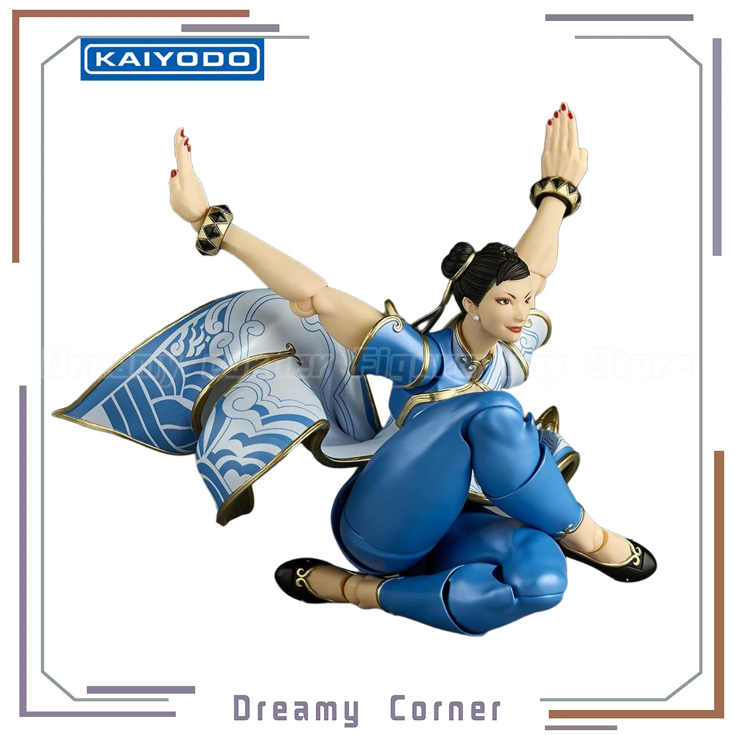 

【В наличии】Оригинальные фигурки KAIYODO Revoltech AMAZING YAMAGUCHI Street Fighter 6 Chun-Li, модели игрушек