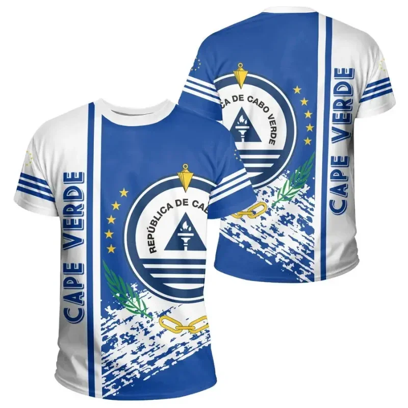 

Бандана Vert Celebration Tees Top Cape Verde Футболка с принтом национального флага и эмблемой для мужчин Футболка с короткими рукавами Vert Caboverde