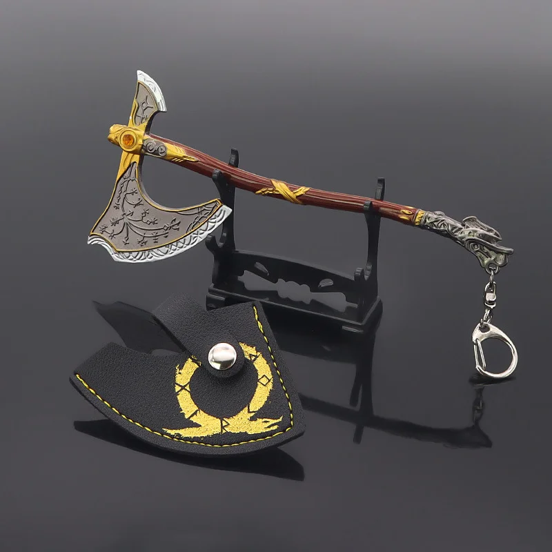 18 CM (7.08 inch) God of War Game Peripheral Axe Weapon model toys,  Leviathan Axe, metal blade, zinc alloy metal, non sharp